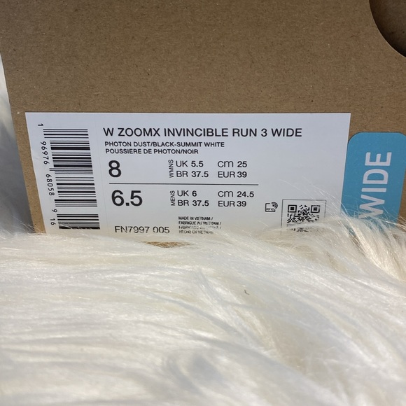 BNWB Nike zoom MX invincible run size 8 wide women’s  - Picture 5 of 8
